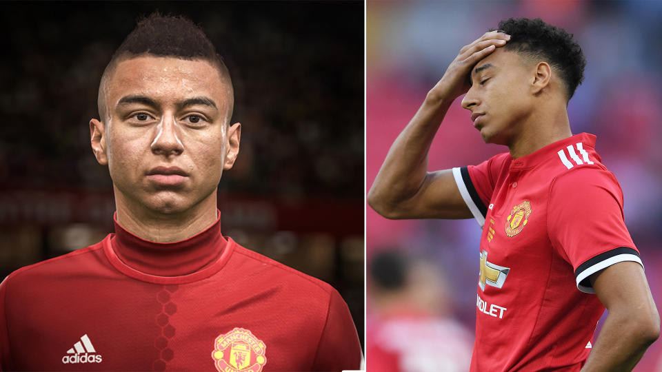 Jesse Lingard has sent a message to the makers of FIFA 19.