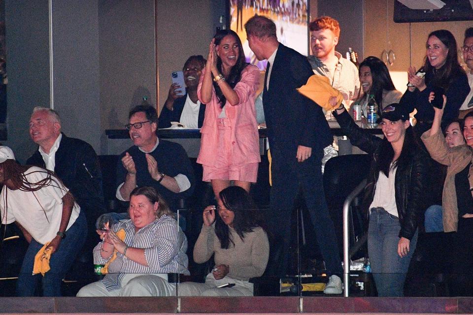 Meghan Markle and Prince Harry Have a Rare Date Night at the Lakers Game