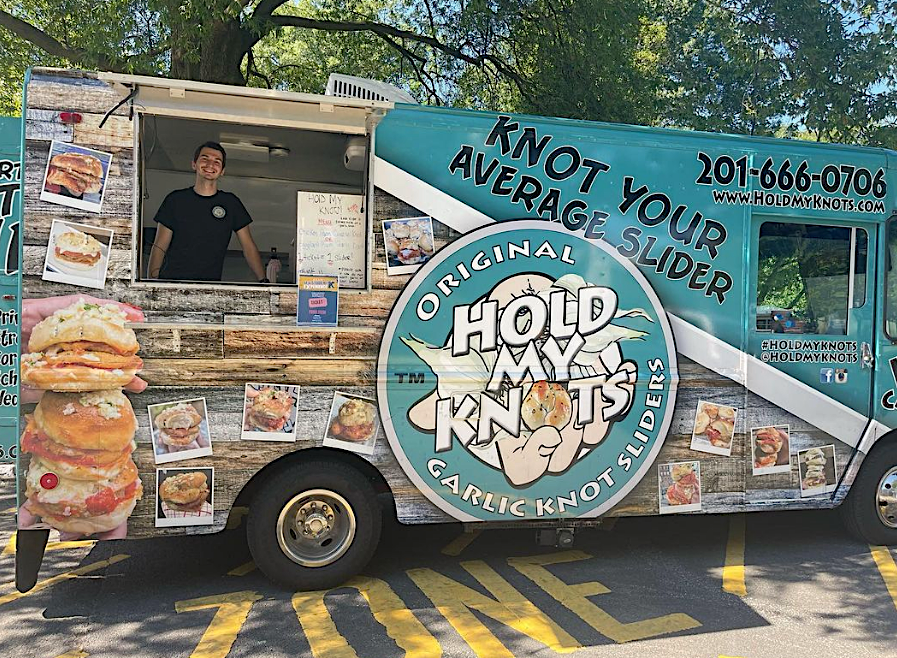 Hold My Knots (New Jersey's garlic knot slider food truck) will be at many local food festivals this summer.
