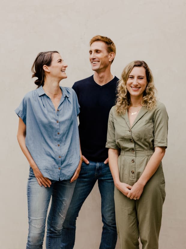 Founders Laurel Angelica Myers, Christopher Gavigan and Jessica Assaf. Photo: Courtesy of Prima