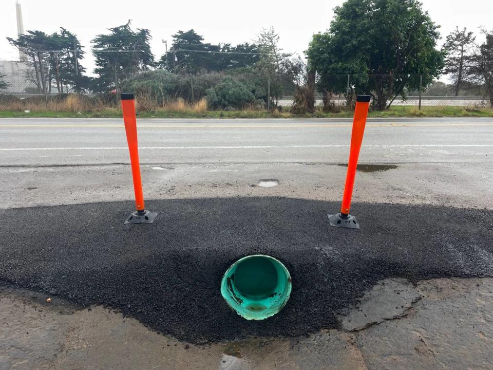 A repaired culvert along Main Street near Morro Creek in Morro Bay should help move floodwater away from businesses and flush it out into the ocean.