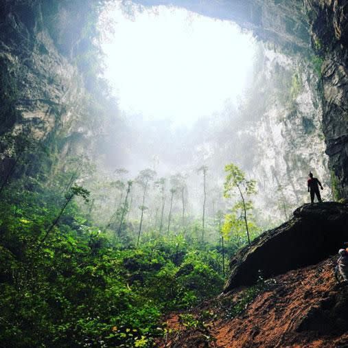 The Hang Son Doong stands at 200m high, 150m wide and 5km long. Photo: Instagram/orcus_9