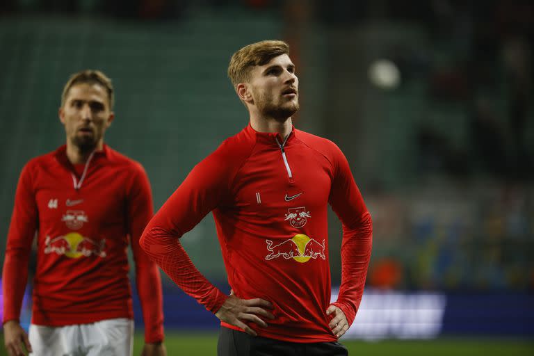 Timo Werner es uno de los goleadores de Leipzig en la Champions League