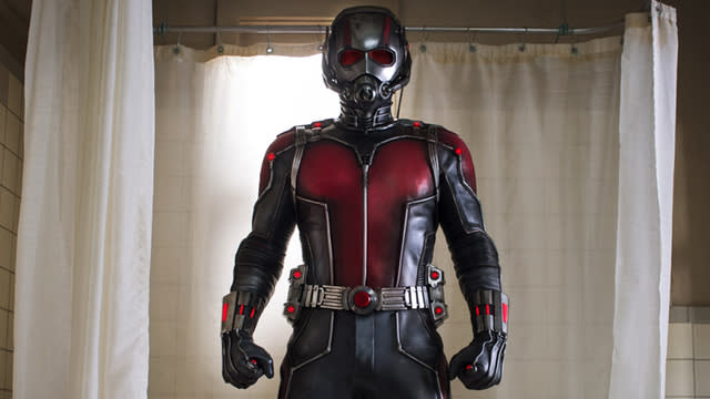 <em>Ant-Man</em> introduced us to a whole new world -- one that’s even weirder than <em>Guardians of the Galaxy</em> -- and filled it with fun Easter eggs and references to the larger Marvel universe. But the juicy end credit scenes -- yes, there are two, so make sure you stay all the way to the end -- are what lots of die-hard fans will be buzzing about afterwards, especially after <em>Age of Ultron</em>’s tag left little to discuss. Here’s what those final scenes mean for <em>Ant-Man</em> and what’s coming next! <strong> (WARNING: We’re about to dig into the SPOILERS of all spoilers. Do not -- we repeat, DO NOT -- read any further if you haven’t actually seen <em>Ant-Man</em> yet.) </strong> <strong> WATCH: Evangeline Lilly Packs a Punch in Exclusive ‘Ant-Man’ Featurette!</strong> <strong> The Mid-Credits Scene: Re-Introducing The Wasp </strong> Marvel Studios <strong> What Happens:</strong> Hank Pym ( <strong>Michael Douglas</strong>), finally accepting that he can’t protect his daughter forever, leads Hope ( <strong>Evangeline Lily</strong>) to a secret room in his laboratory, where he reveals an Ant-Man-esque costume, albeit with wings. “This is an advanced prototype that your mother and I worked on together,” he says. “She never got to use it, but now I realize that we were working on it for you.” Hope responds, “It’s about damn time.” <strong> What It Means:</strong> The MCU will have a Wasp! Well, <em>Ant-Man</em> revealed Janet van Dyne, wife to Hank, mother to Hope, and, in the comics, a founding member of The Avengers, actually *did* serve as the Wasp during the Cold War, but her daughter will now inherit the mantle. At least until Janet inevitably escapes the Quantum Realm in a TBD Marvel film. It’s a divergence from the comics, where Hope only exists as a supervillain in an alternate universe. So, when will we see Wasp next? Likely not until <em>Infinity Wars</em>, assuming Marvel doesn’t sneak an <em>Ant-Man & The Wasp</em> sequel in before 2020. Either way, we’re just happy that another badass, female superhero has been introduced into the fold. <strong> NEWS: Scoop on Everything Marvel TV, from ‘Agent Carter’ to ‘Iron Fist’</strong> <strong> The Post-Credits Scene: Prepare for a<em> Civil War </em></strong> Marvel Studios <strong> What Happens:</strong> Steve Rogers aka Captain America ( <strong>Chris Evans</strong>) and Sam Wilson aka the Falcon ( <strong>Anthony Mackie</strong>) find Bucky Barnes aka The Winter Soldier ( <strong>Sebastian Stan</strong>) in an abandoned warehouse... <em>somewhere</em>, where Bucky’s metal arm is stuck in... <em>something</em>. Their conversation goes like this: Falcon: “This would’ve been a lot easier a week ago.”Cap: “If we call Tony--"Falcon: “He won’t believe us.”Cap: “Even if he did--“Falcon: “Who knows if the accords will let him help.”Cap: “We’re on our own.” Falcon pauses for a moment and replies, “Maybe not. I know a guy.” <strong> What It Means:</strong> Seeing as “Ant-Man Will Return” pops up onscreen after the scene, we can assume the “guy” Falcon knows is none other than Scott Lang ( <strong>Paul Rudd</strong>), which context clues -- Falcon was actively looking for Scott at the end of the movie -- already made clear. And we know that Rudd will appear in <em>Captain America: Civil War</em>. More importantly, the scene -- which was actually shot by <em>Civil War</em> directors the <strong>Russo Brothers</strong> -- cements Ant-Man on #TeamCaptainAmerica for the next installment, which will see Cap square off with Iron Man ( <strong>Robert Downey Jr.</strong>). In the comics, the “civil war” is over a Superhero Registration Act enforced by the government, so the “accords” mentioned here are probably some sort of restrictive mandate that Tony Stark has agreed to. Anyway, here’s hoping we get a scene where a shrunken Ant-Man rides one of Hawkeye’s ( <strong>Jeremy Renner</strong>, who is also in attendance for <em>Civil War</em>) arrows, then unshrinks and kicks some bad guy ass. Now, find out what Ant-Man director Peyton Reed and Ant-Man himself, Paul Rudd, told ET about <em>Civil War</em>: