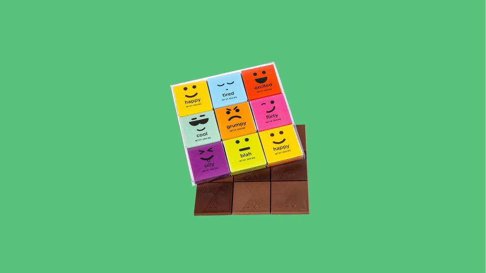 Moodibars assorted chocolates will sweeten up anyone's day, no matter their mood.