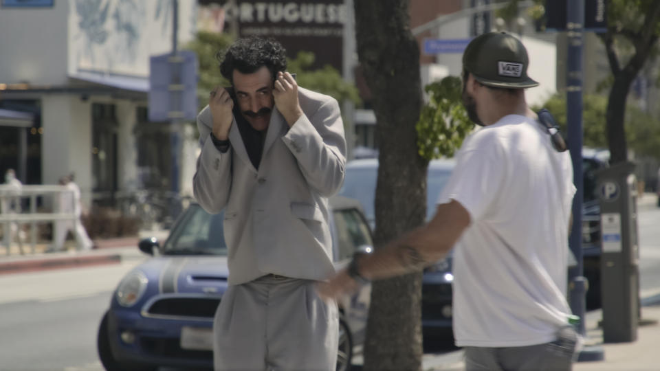 Sacha Baron Cohen in 'Borat Subsequent MovieFilm'<span class="copyright">Amazon Prime Video</span>