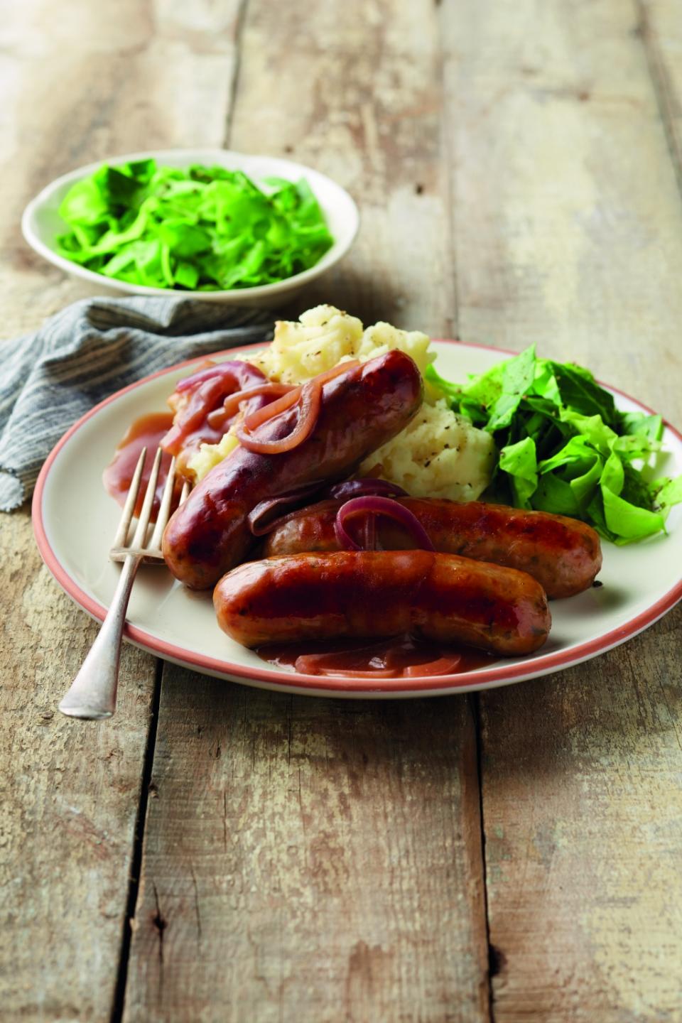 Sausages with Guinness Stout and Leek at £1.99 from Thursday: Aldi