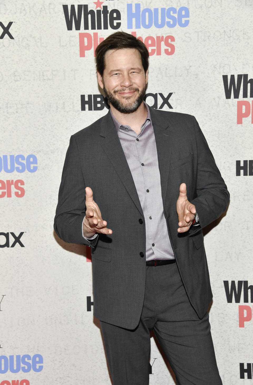 Ike Barinholtz attends the premiere of HBO's "White House Plumbers," at the 92nd Street Y, Monday, April 17, 2023, in New York. (Photo by Evan Agostini/Invision/AP)