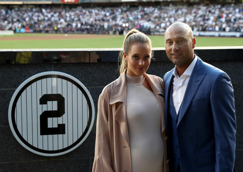 Hannah Jeter and Derek Jeter