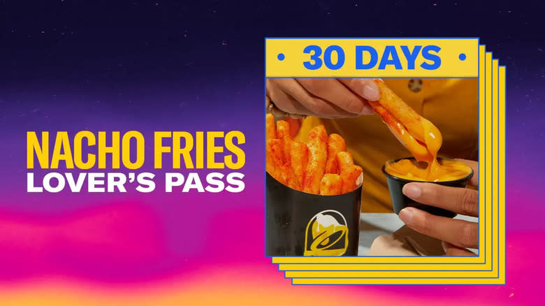 Nacho Fries Lover's Pass promo 