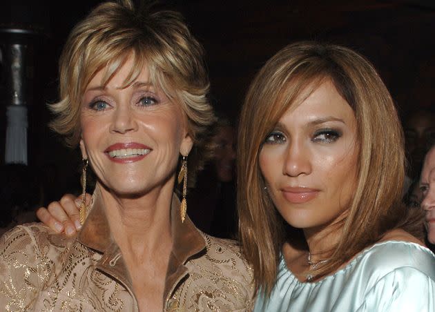 Fonda and Lopez at the 