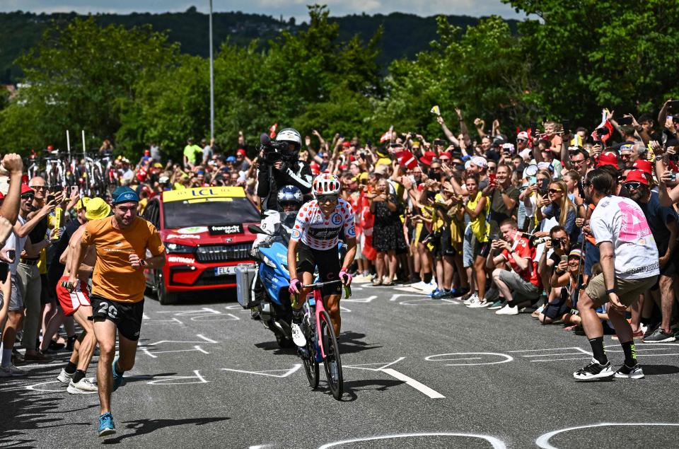 EF Education-Easypost team's Danish rider Magnus Cort Nielsen (AFP via Getty Images)