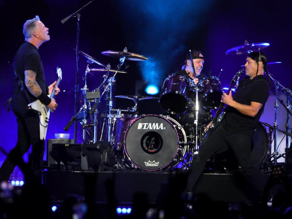 Metallica performing (Getty Images)