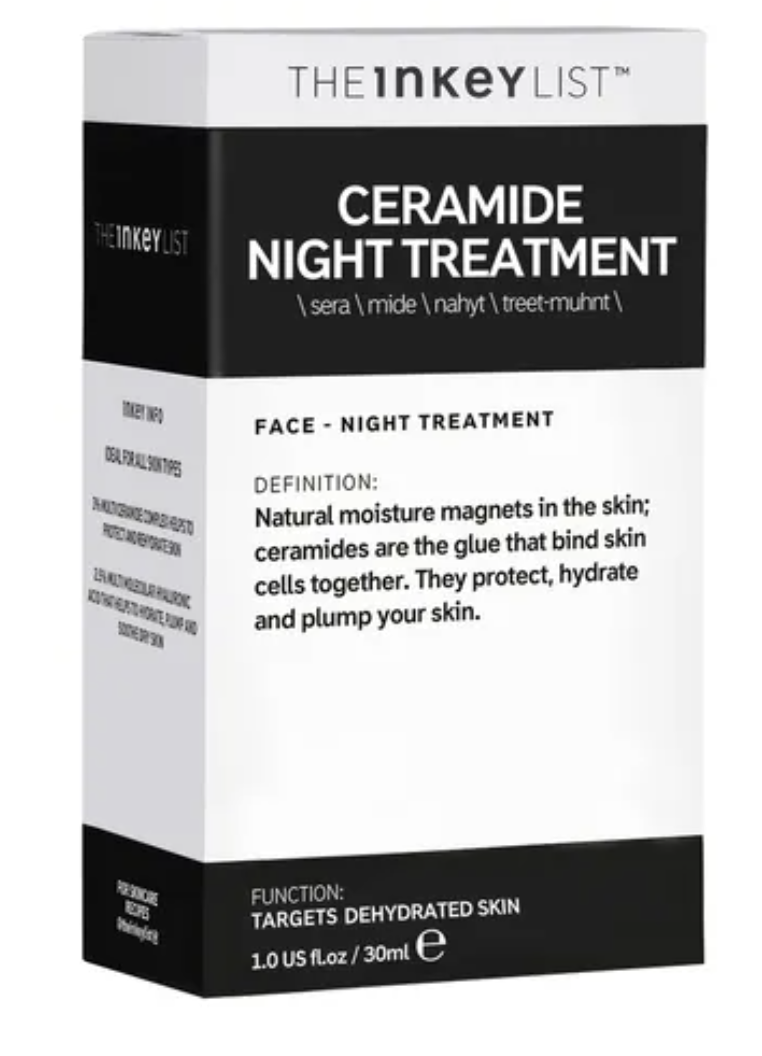 The Inkey List's Ceramide Hydrating Night Treatment, $23,