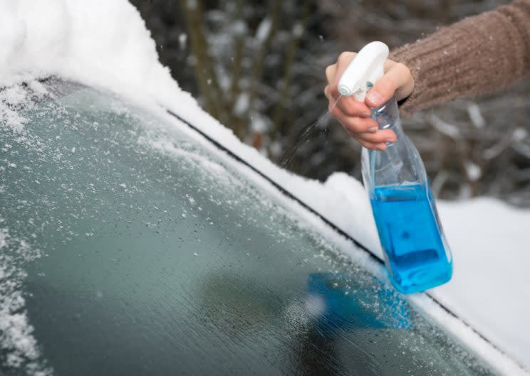 Police are warning motorists not to leave their engine running while their car defrosts