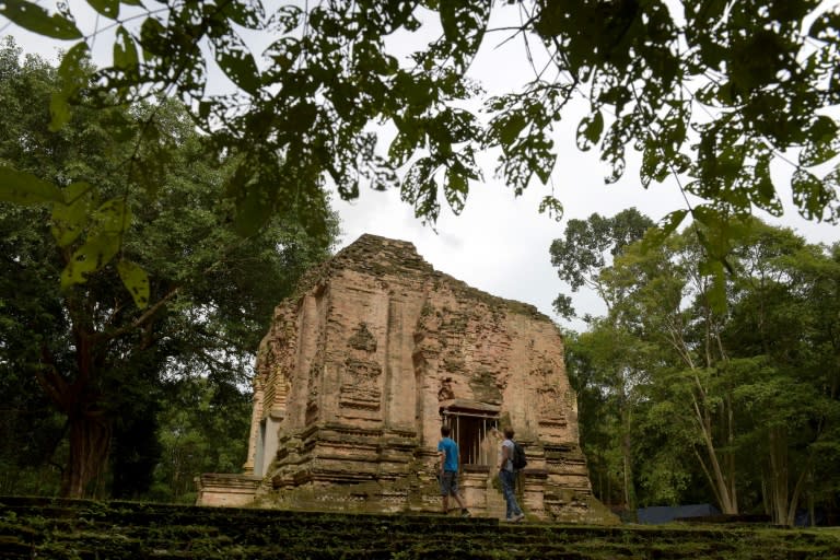 The temples of Sambor Prei Kuk were rediscovered by French scholars in the 1880s and it took decades to pare back tree roots and lumps of earth that had consumed the monuments over the centuries