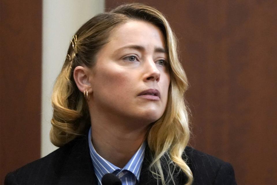 Amber Heard on the witness stand