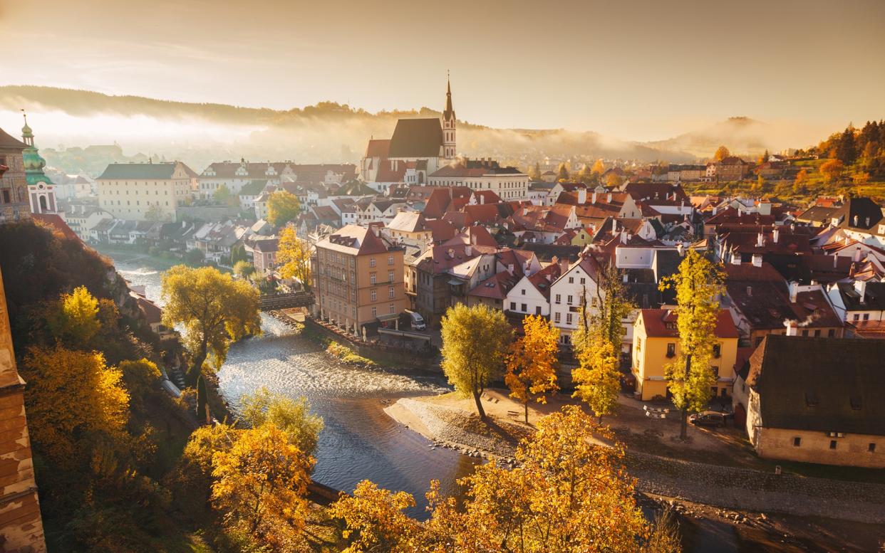 Danube cruise visitors will find charming spots, such as 'Little Prague', Český Krumlov - This content is subject to copyright.