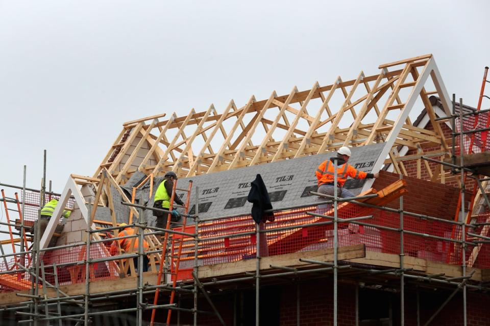The builder said that sales have fallen (Gareth Fuller/PA) (PA Archive)