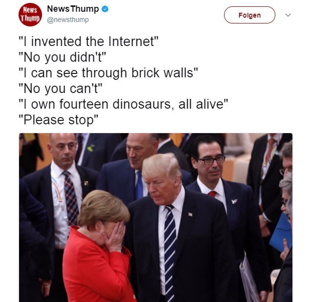 Die besten Merkel und Trump-Memes von G20