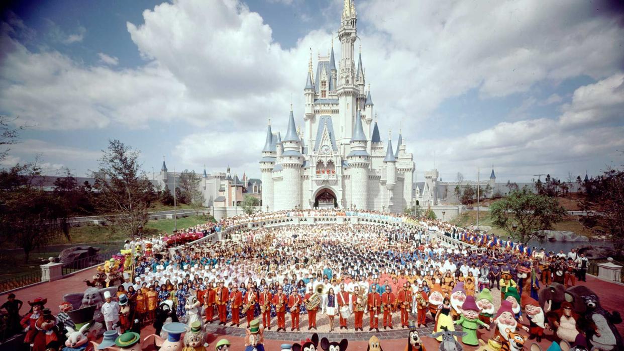 Group Portrait Of Walt Disney World Staff, 1971