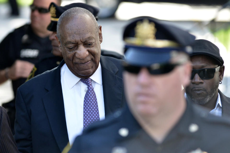 Bill Cosby arrives at the Montgomery County Courthouse on Friday. (Photo: Bastiaan Slabbers/NurPhoto via Getty Images)