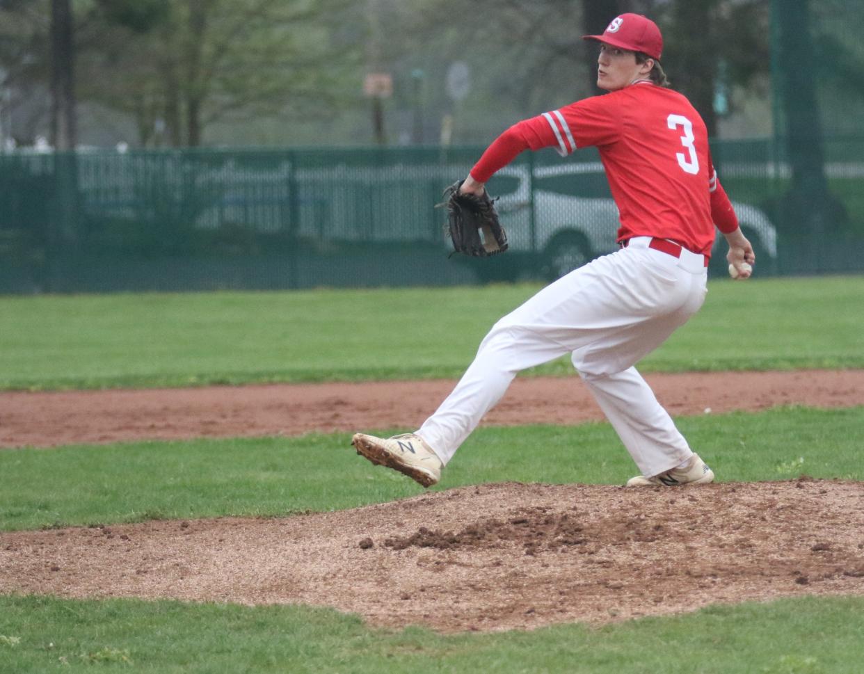 Shelby's Marshall Shepherd pitched seven shutout innings Friday evening in the Whippets' 10-1 win over Clear Fork in a Division II sectional final.