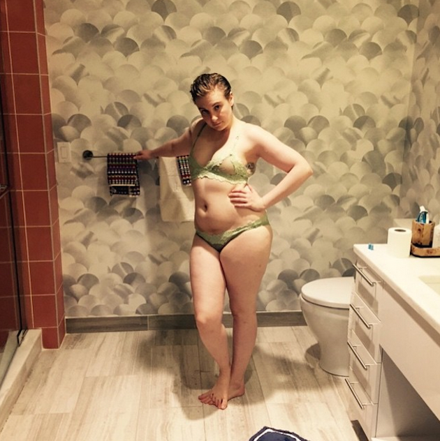 You Have To See Lena Dunham's Lingerie Selfie