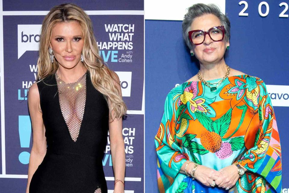 Charles Sykes/Bravo via Getty; Santiago Felipe/Getty (L) Brandi Glanville and Caroline Manzo