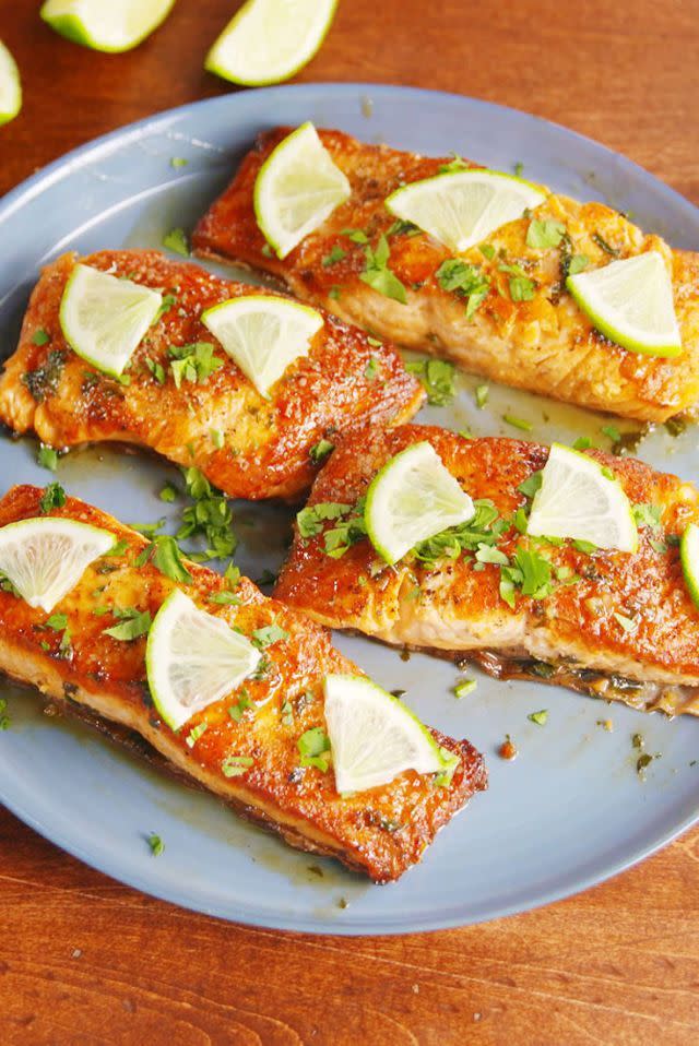 33) Honey Cilantro Lime Salmon