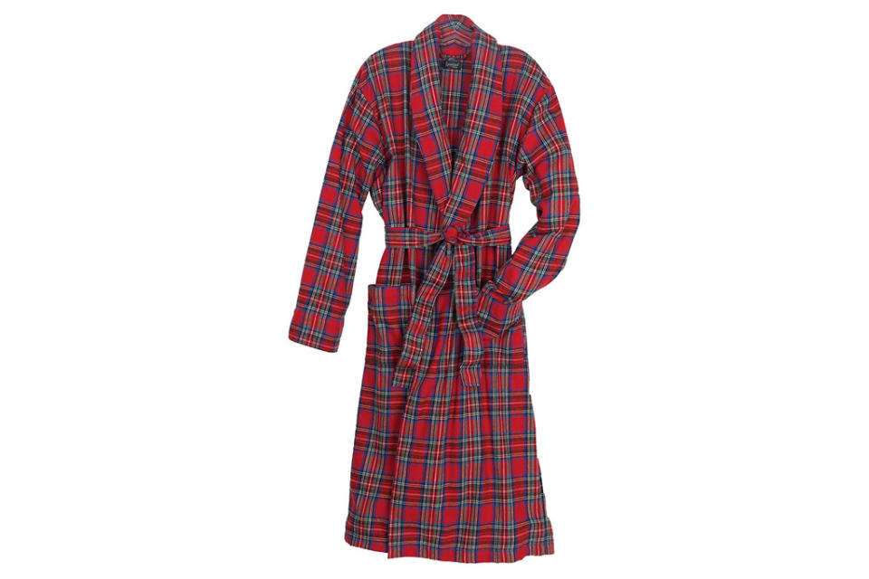 pajamagram, robe, plaid, red