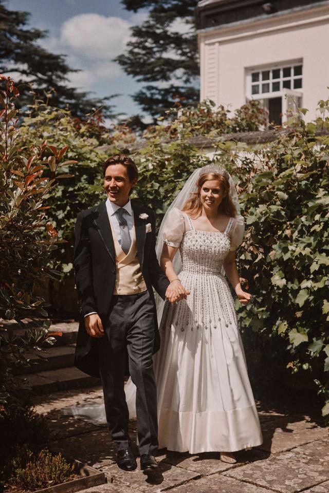 Princess Beatrice Holds Hands with Husband in Romantic New Wedding