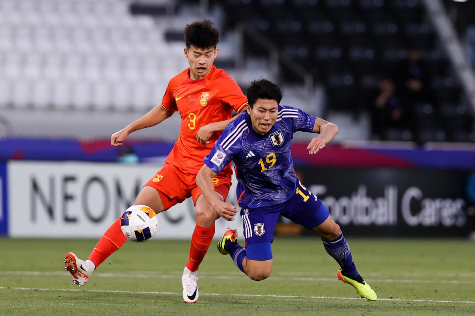 U23男足亞洲盃小組賽　國奧隊首仗0:1不敵日本