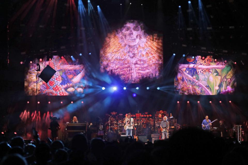 Dead and Company perform at Wrigley Field in Chicago on Sept. 17, 2021.