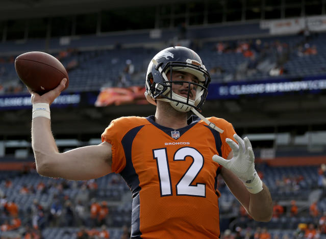 Broncos making quarterback switch, will install Paxton Lynch as