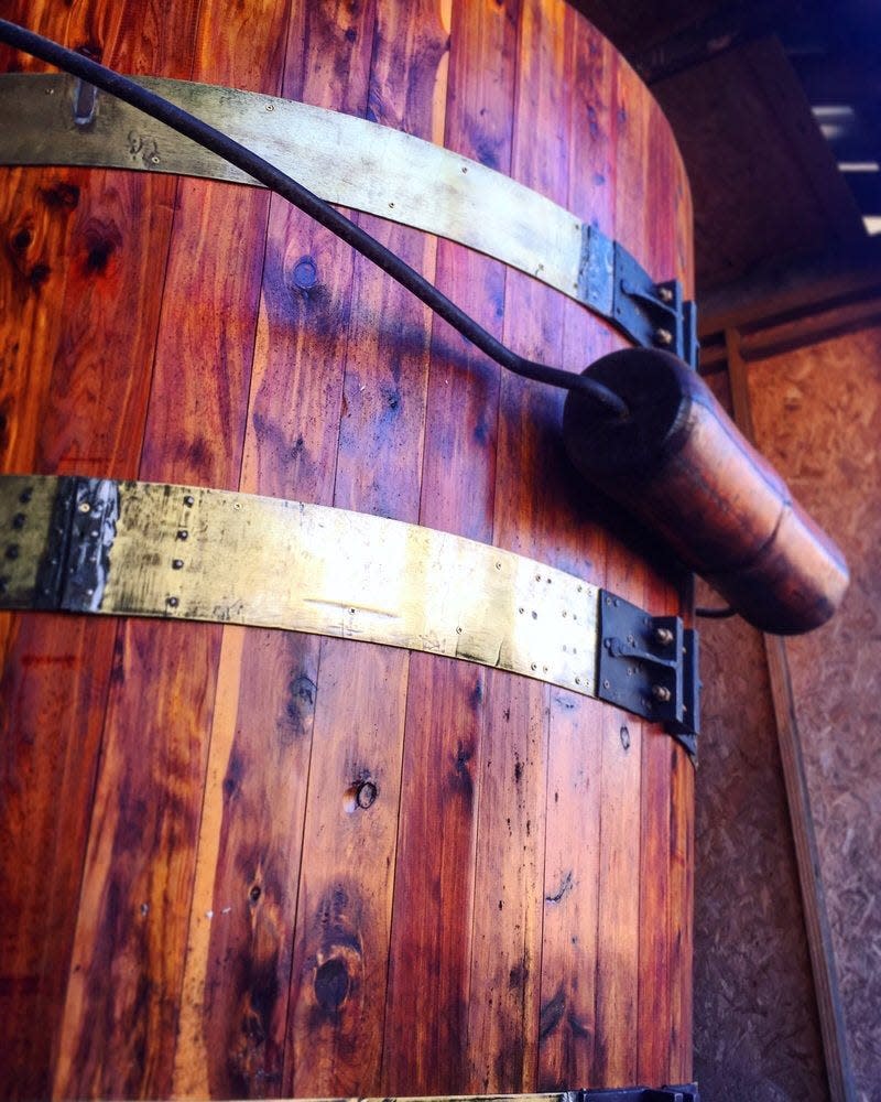 World's Largest Cedar Bucket