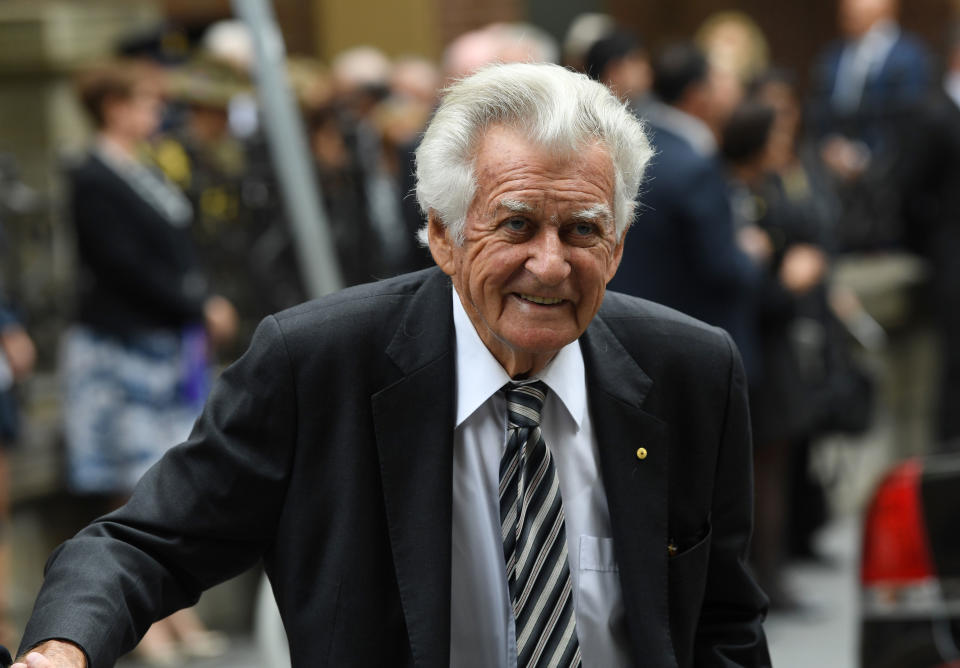 The former Prime Minister, Bob Hawke, has been admitted to Royal North Shore Hospital. Source: AAP