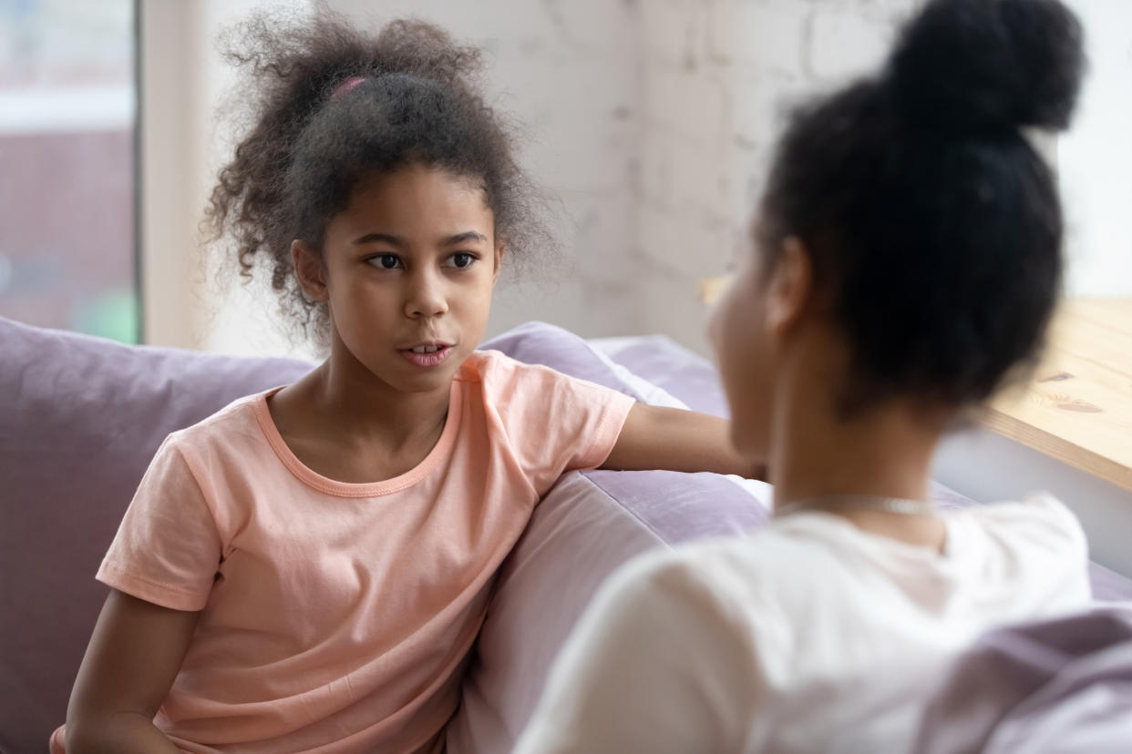 Experts share tips on talking to kids about consent. (Photo: Getty Creative)