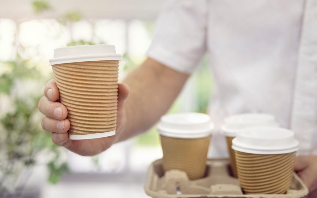 You could soon have to pay for using takeaway coffee cups if government plans are given the go-ahead - iStockphoto