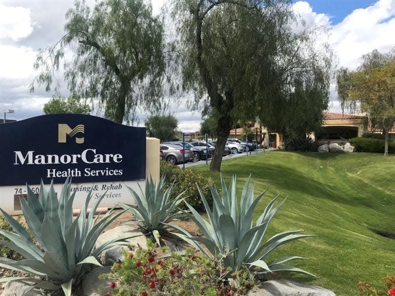 ManorCare Health Services, in Palm Desert, received about 15 patients out of 84 who were evacuated Wednesday from Magnolia Rehabilitation and Nursing Center in Riverside after two consecutive days without adequate care. A dozen workers at the nursing home failed to show up for work Tuesday and only one showed up for work Wednesday, officials said. Some of the other residents were being sent to the federal medical station at the fairgrounds in Indio.