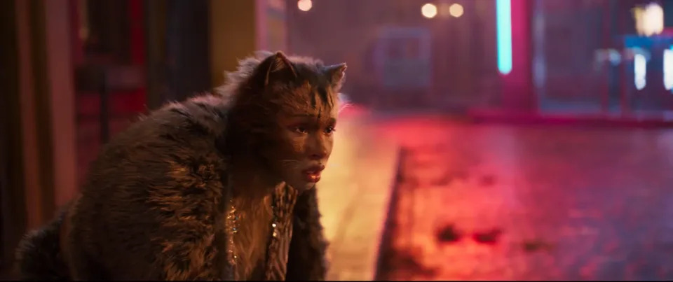 Jennifer Hudson as Grizabella in "Cats". (Photo: Universal)