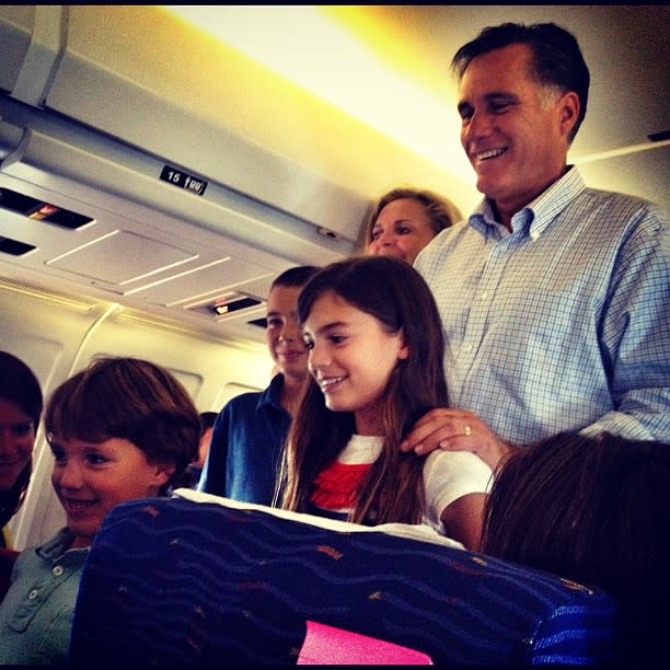 Mitt Romney and grandkids