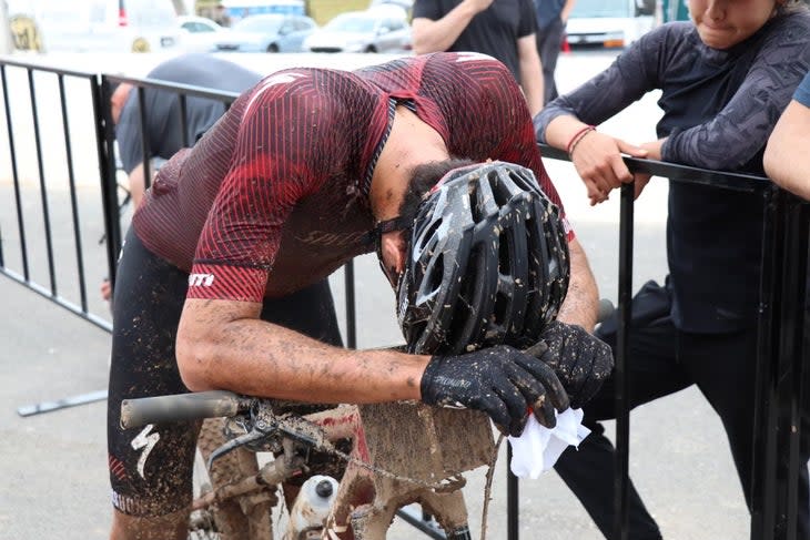 <span class="article__caption">Christopher Blevins after laying it all on the line.</span> (Photo: Courtesy US Cup)