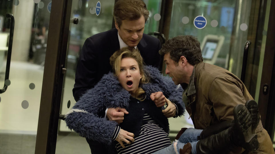 In "Bridget Jones' Baby" buhlen Mark Darcy (Colin Firth) und Jack Qwant (Patrick Dempsey) um Renée Zellweger