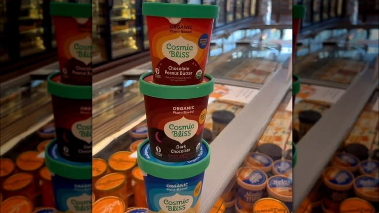 array of ice cream pints