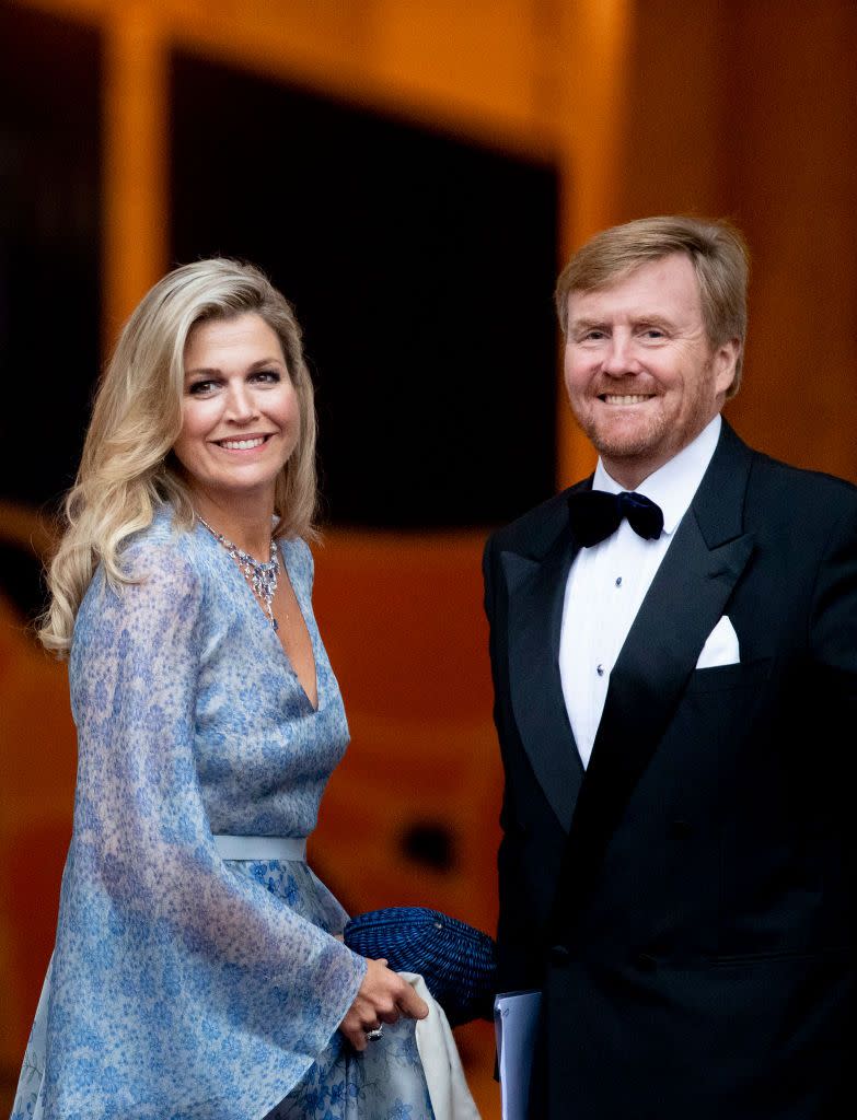 king willem alexander of the netherlands and queen maxima host gala diner for council at noordeinde palace