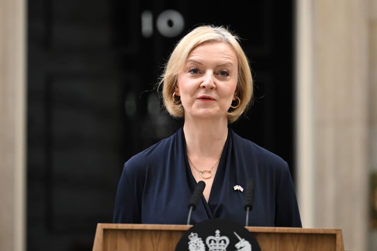 Liz Truss recounts her brief time in office in her new book (Getty)