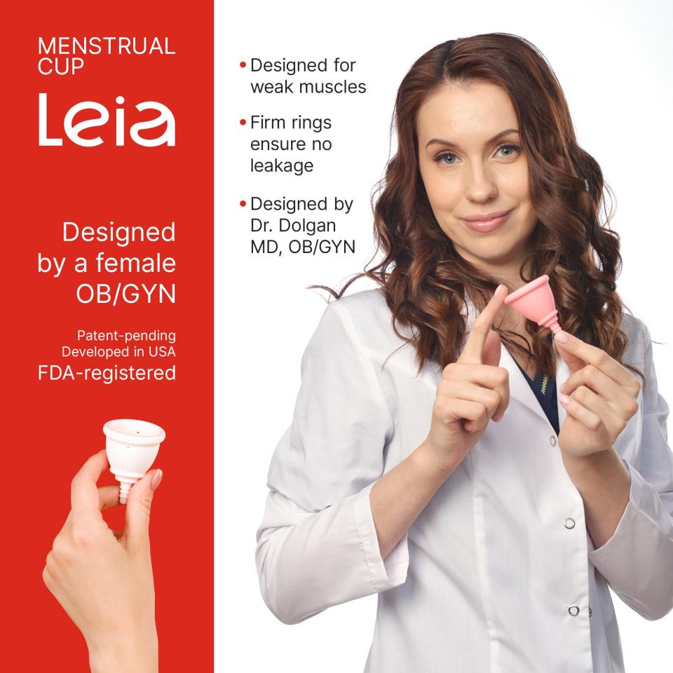 Louisiana New Product Development Company launched Leia Sustainable Menstrual Cup. Feb. 3.