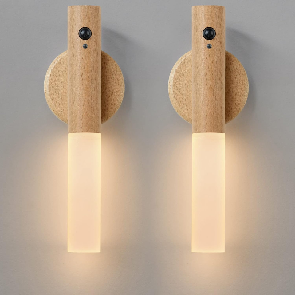 minimalist set of wall sconces