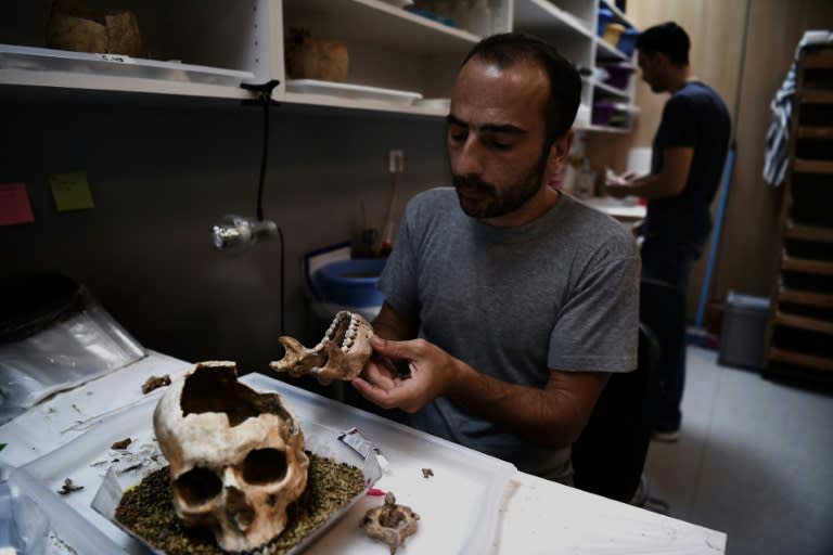 The mass grave was found in one of Greece's biggest excavation sites ever unearthed, where, in 2012, archaeologists discovered over 1,500 skeletons dating to between the eighth and fifth century. BC